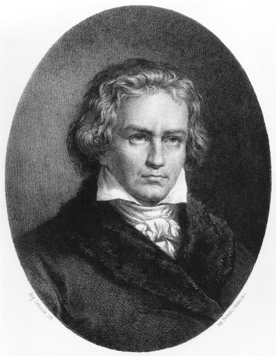 Ludwig van Beethoven (1770-1827) by Auguste Charles Lemoine